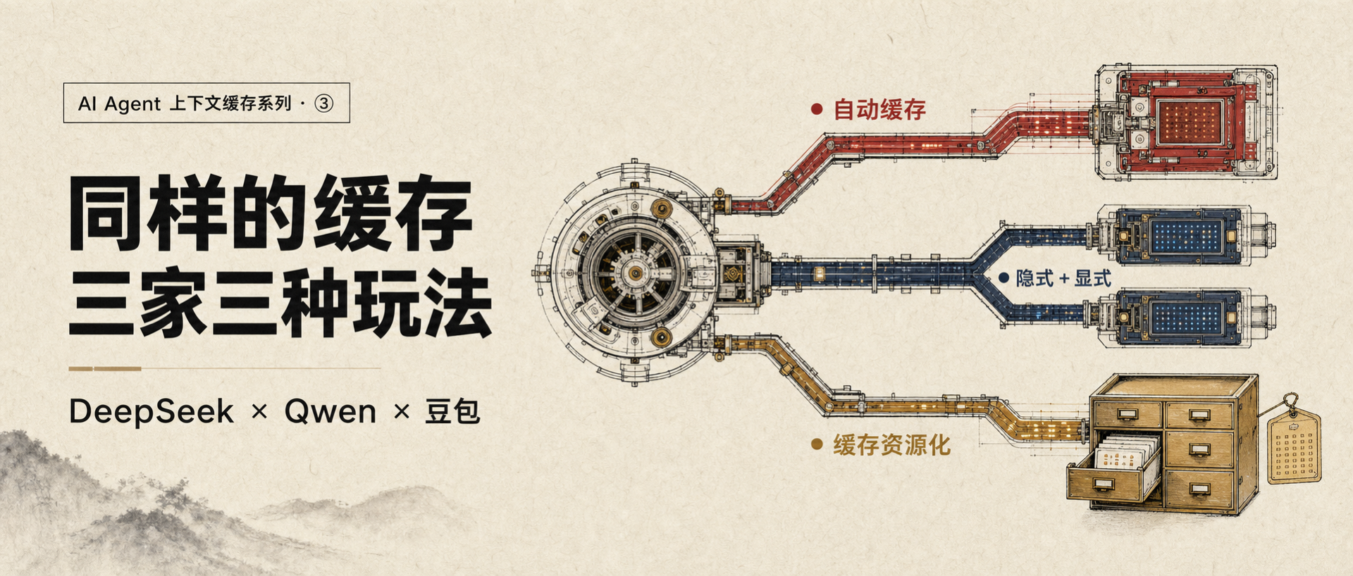同样的缓存,三家三种玩法:DeepSeek、Qwen、豆包 Prompt 缓存机制横评